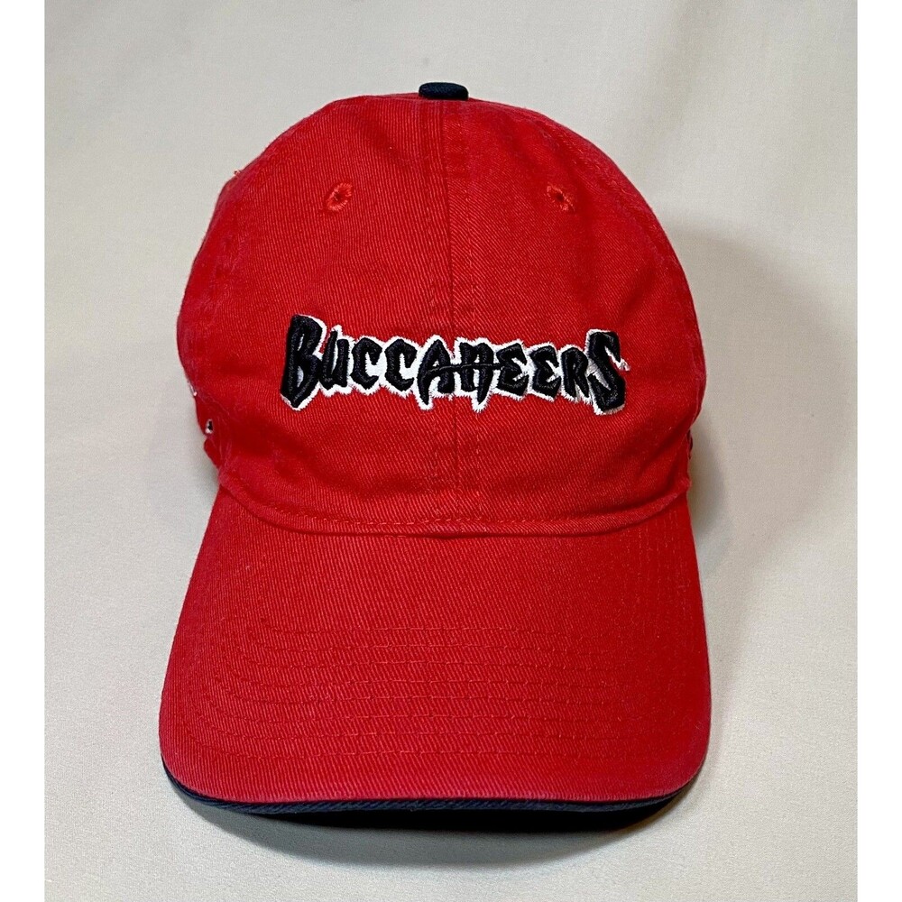 Tampa Bay Buccaneers Embroidered Logo Red Hat Cap Reebok Strap Adjustable NFL